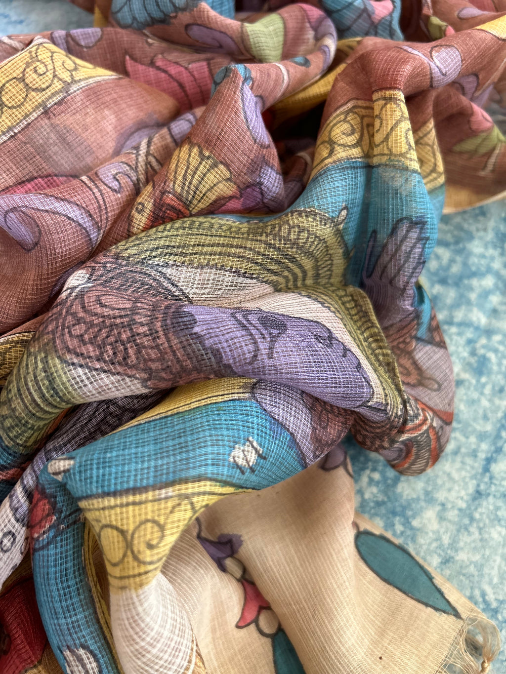 Handwoven Handcrafted Kalamkari Set