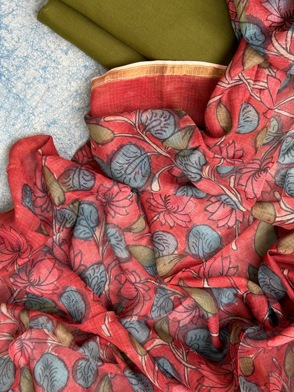Handwoven Handcrafted Kalamkari Set