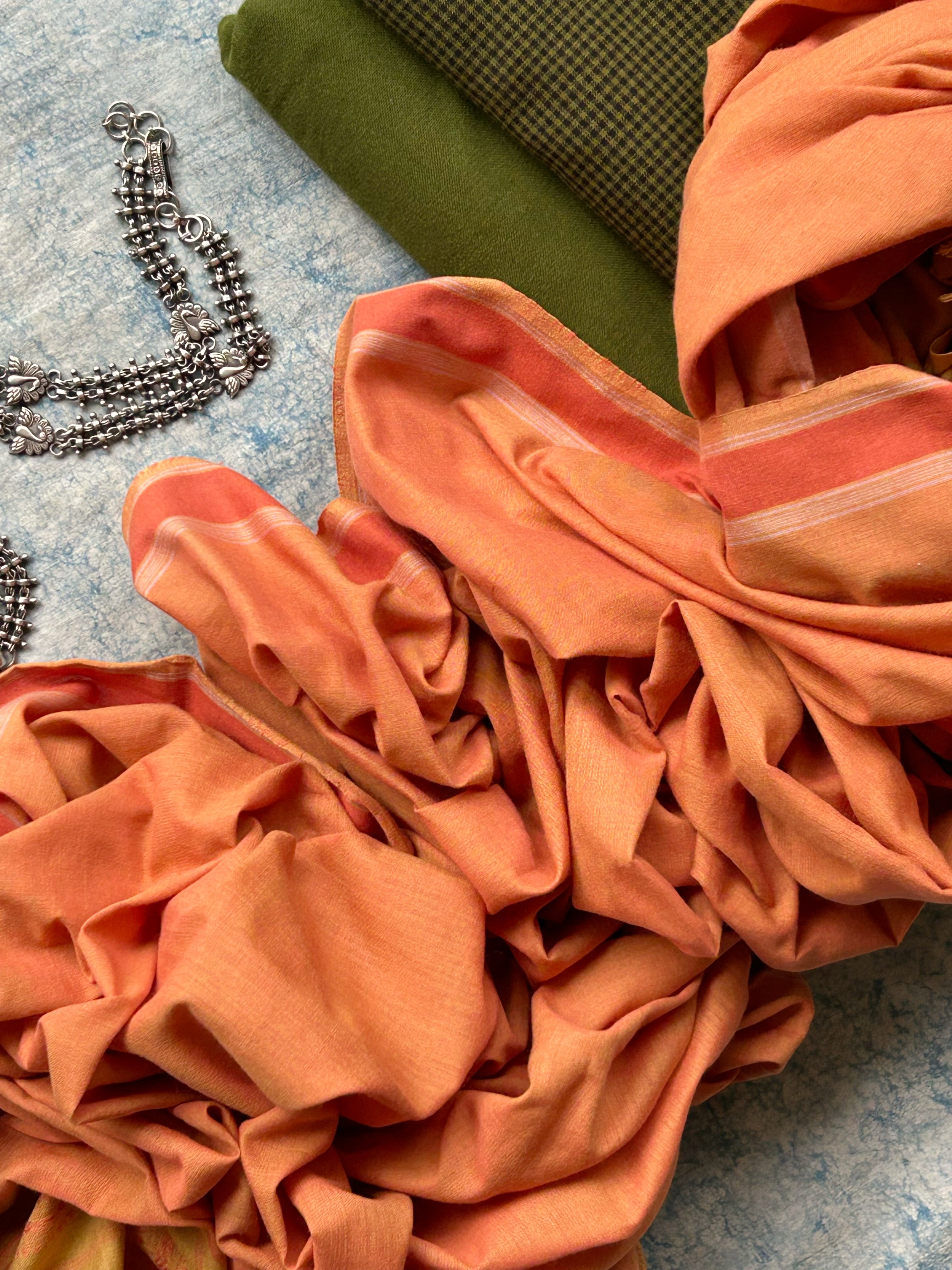 Dhoop Chaon - Handwoven Bhujodi and Telangana Cotton Set