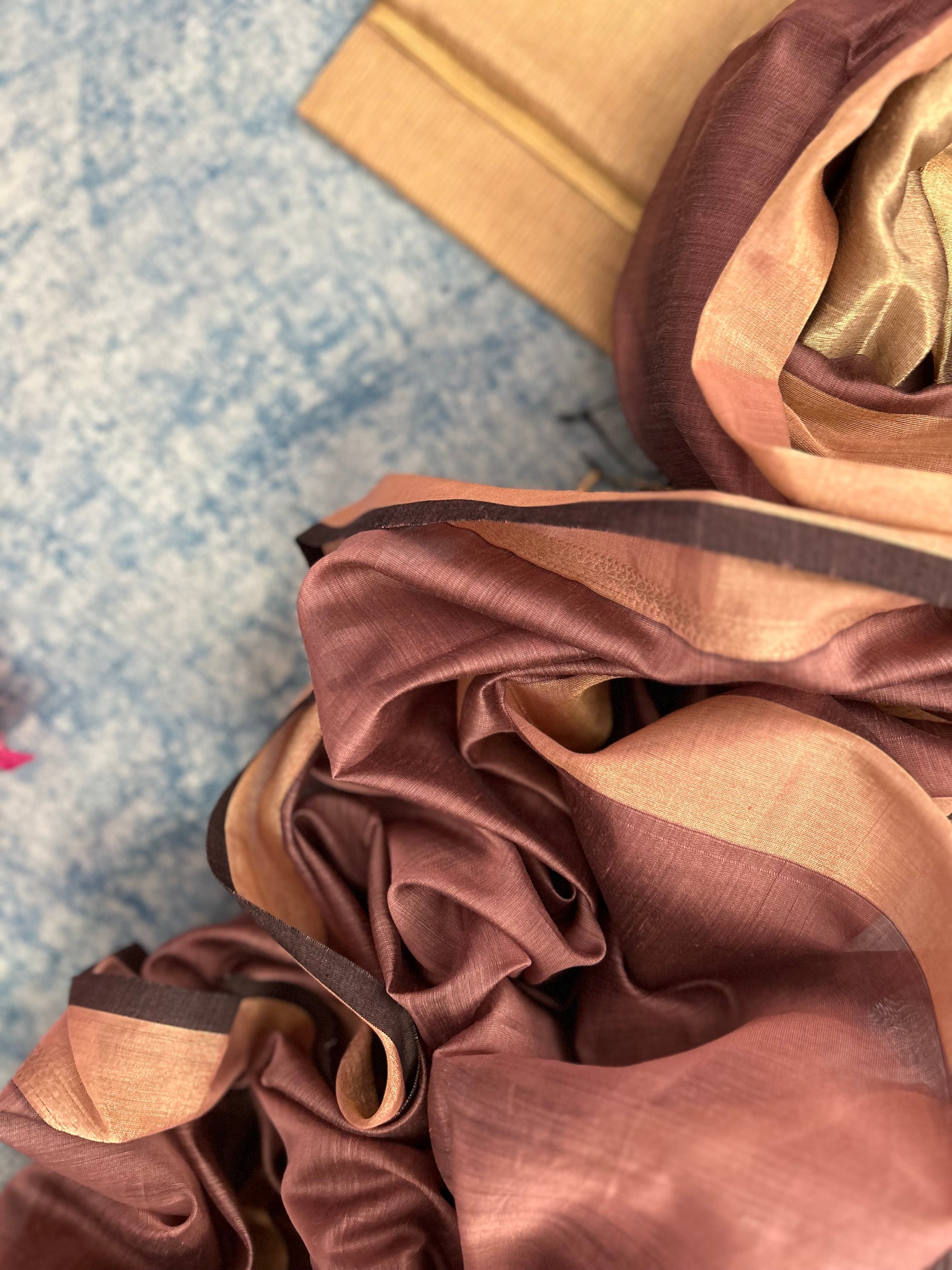 Handwoven Maheshwari Kurta dupatta set