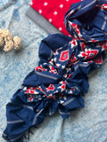Handwoven Ikat Kurta Dupatta Set - Megh Malhaar
