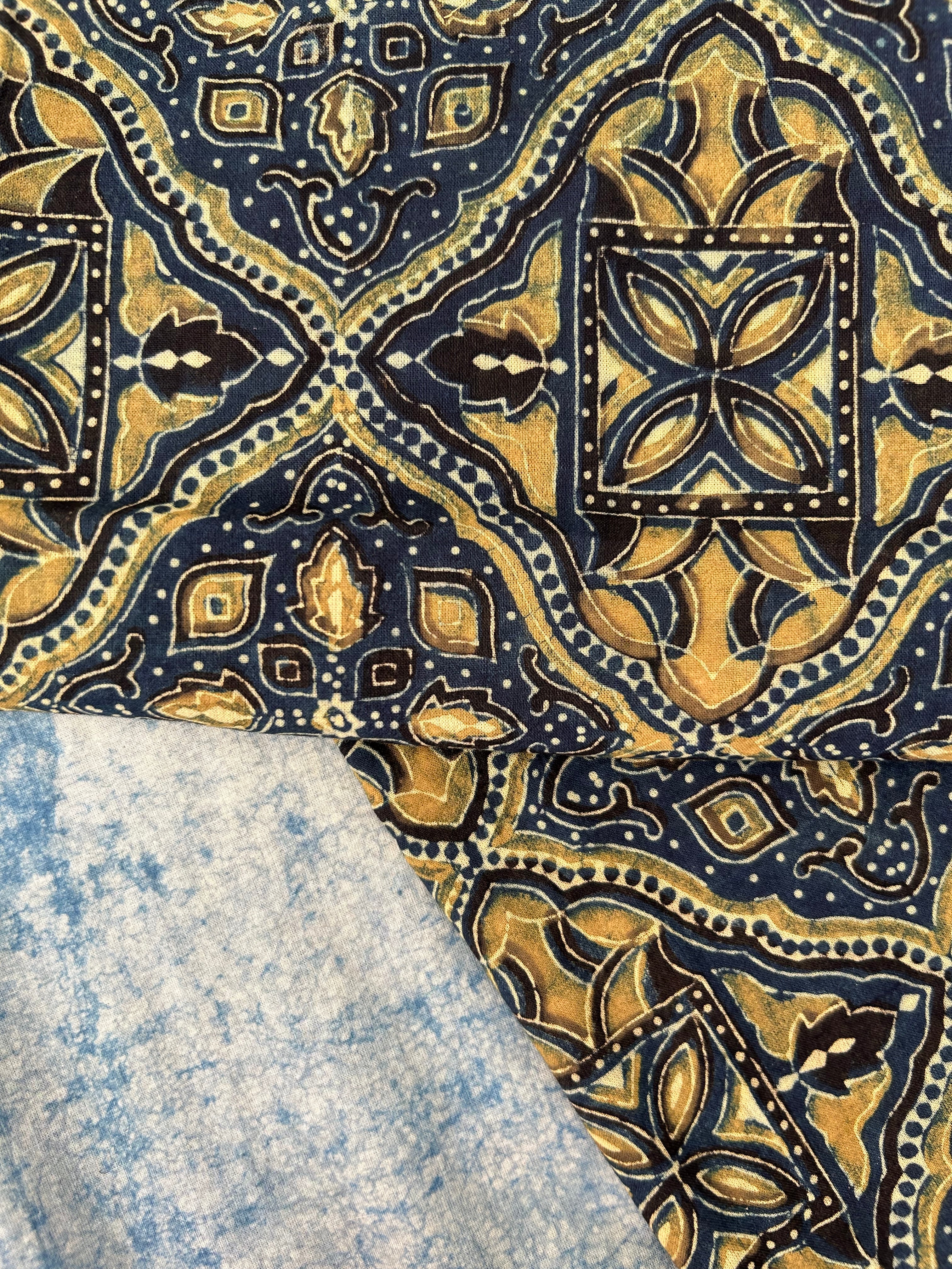 Natural Dyes Hand Block Ajrakh Dupatta