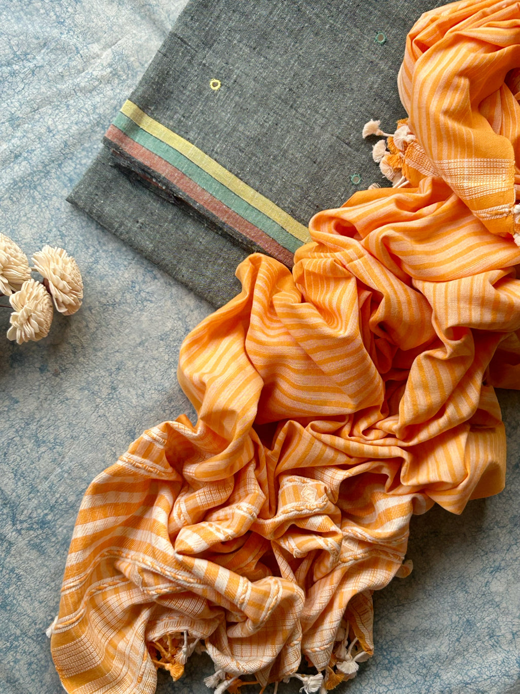 Handwoven Organic Kala Cotton Set