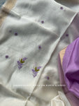 Handwoven Chikankari Work Maheshwari Set