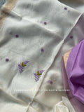 Handwoven Chikankari Work Maheshwari Set