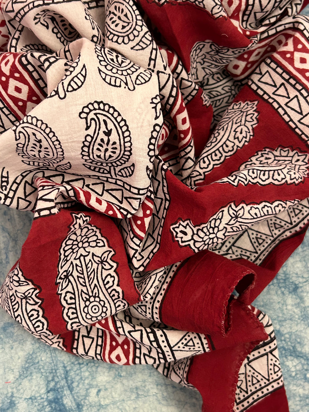 Natural Dyed Bagh Block Print Cotton Suit