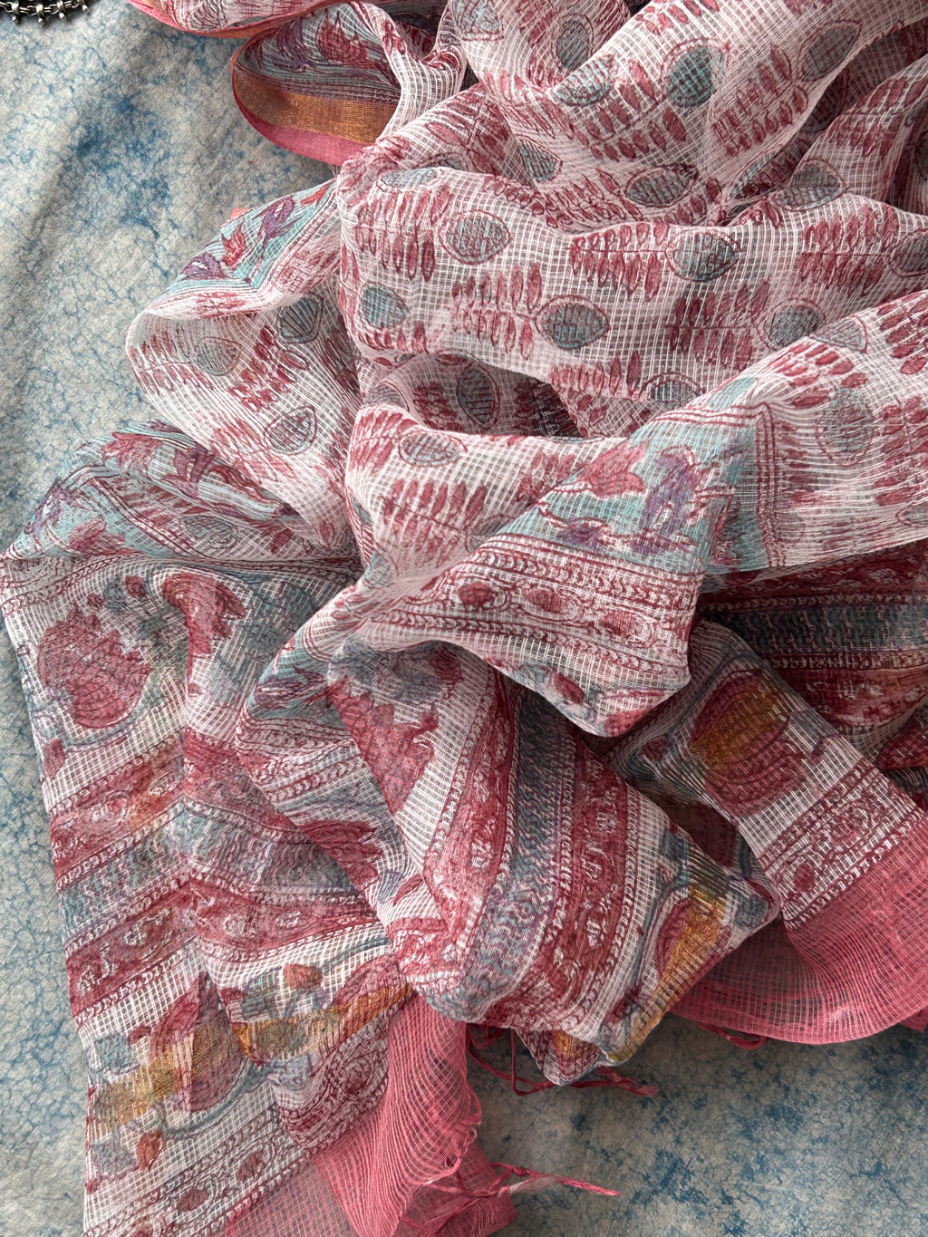 Saadgi - Handwoven Handblock Printed Set