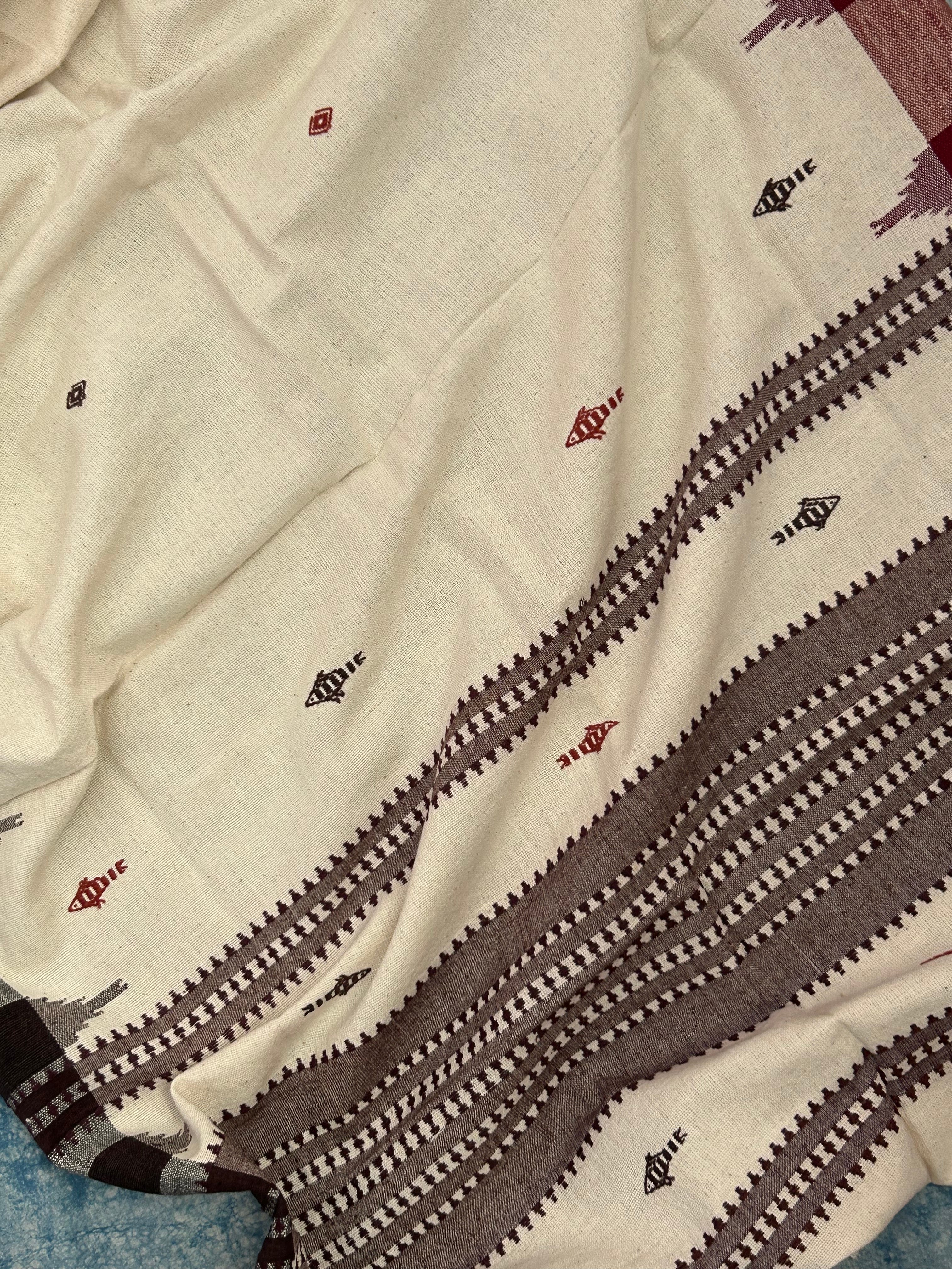 Handspun Handwoven Kotpad Kurta Dupatta Set
