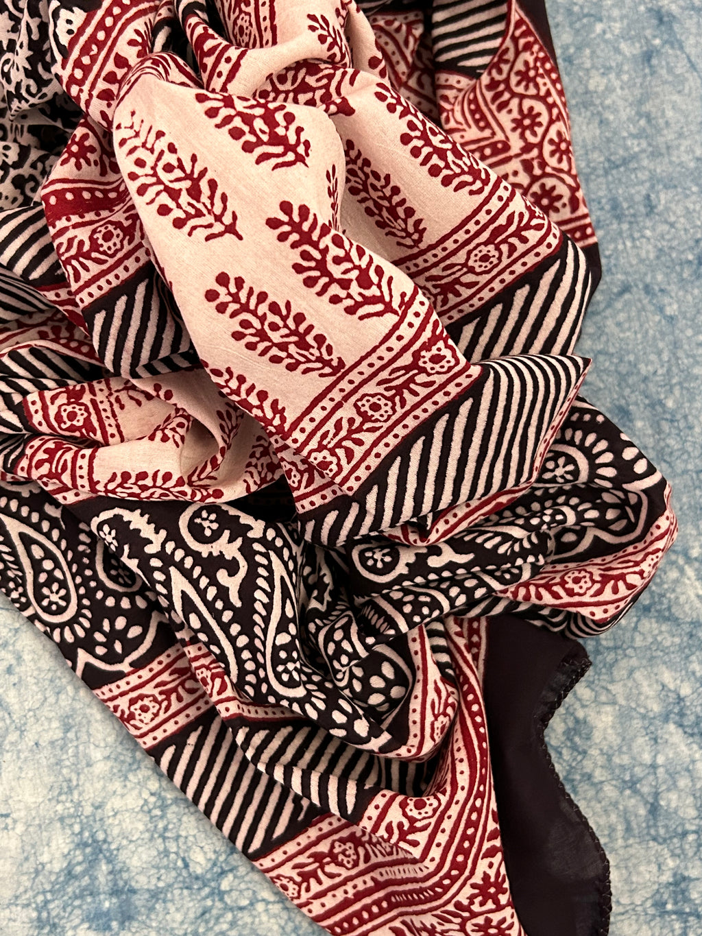 Natural Dyed Bagh Block Print Cotton Suit