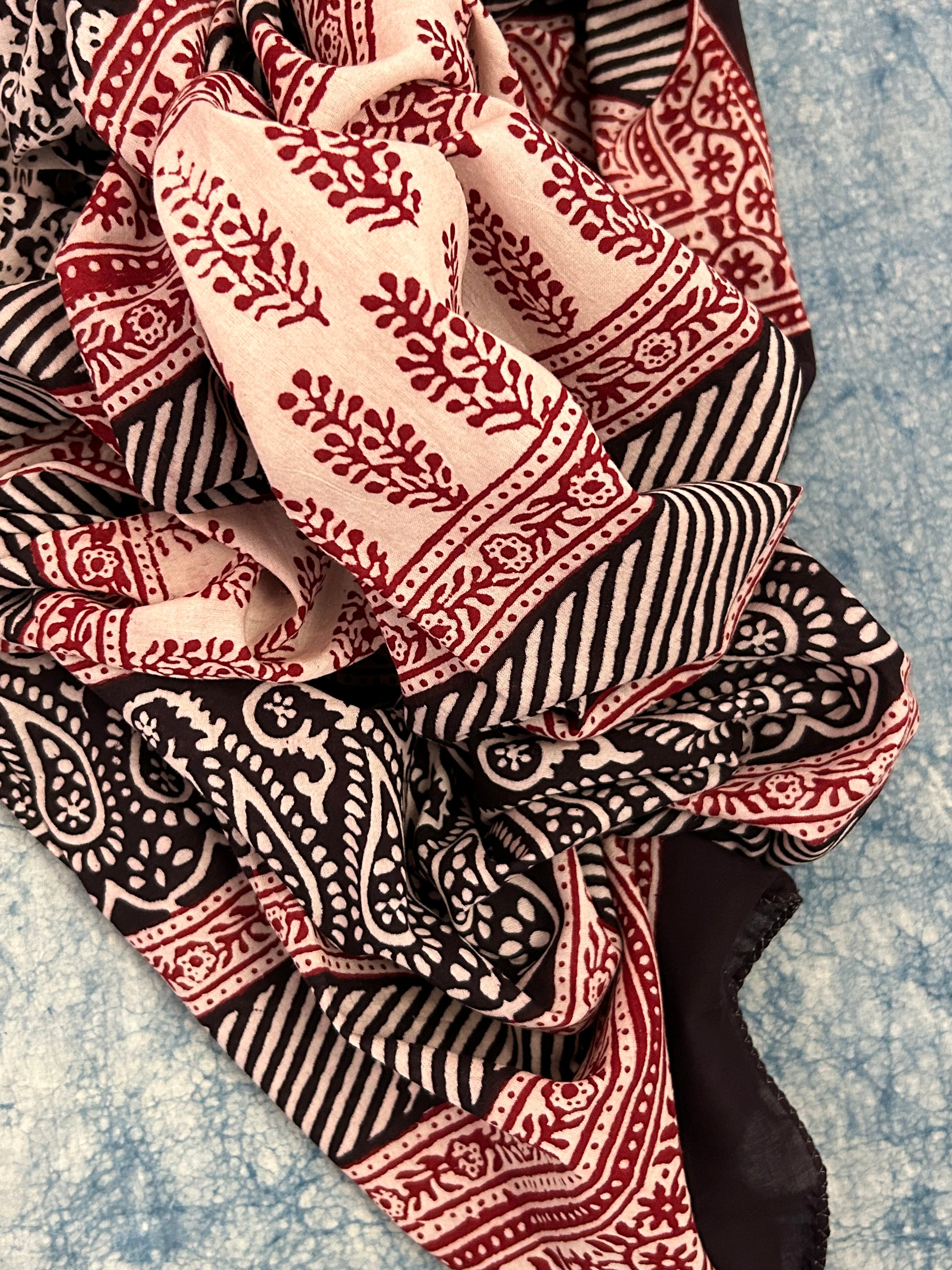 Natural Dyed Bagh Block Print Cotton Suit