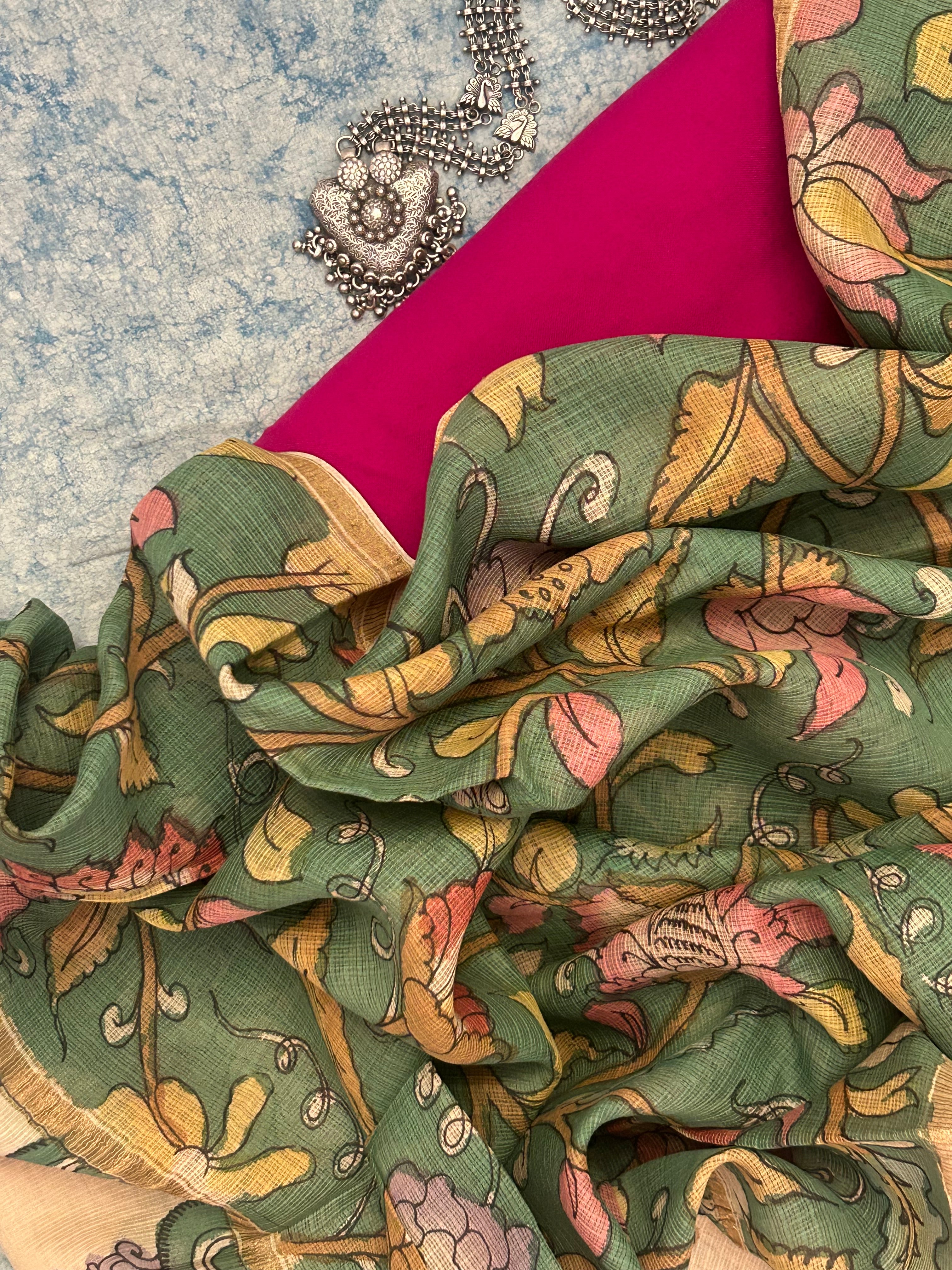 Handwoven Handcrafted Kalamkari Set