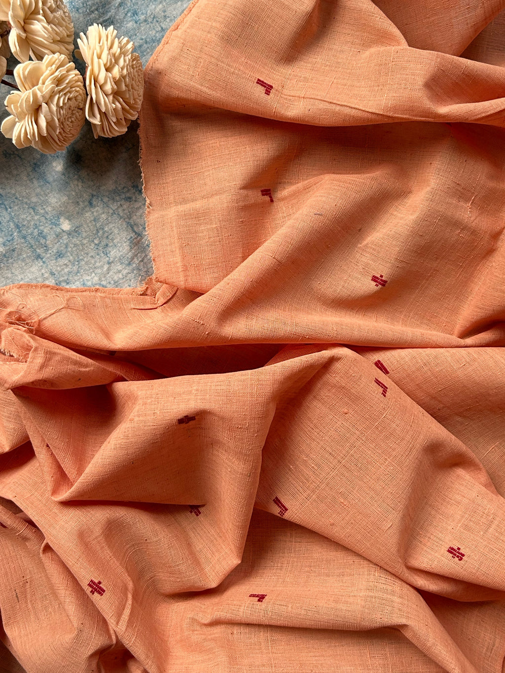 Aadhya - Handspun and Handwoven Ponduru Cotton Fabric (960 INR/metre)
