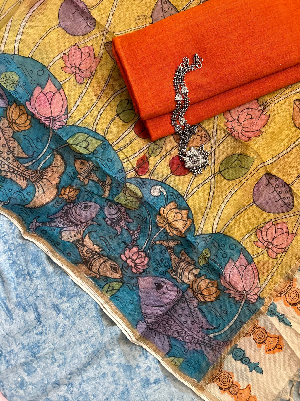 Handwoven Handcrafted Kalamkari Set