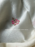 Handwoven Chikankari Work Maheshwari Set