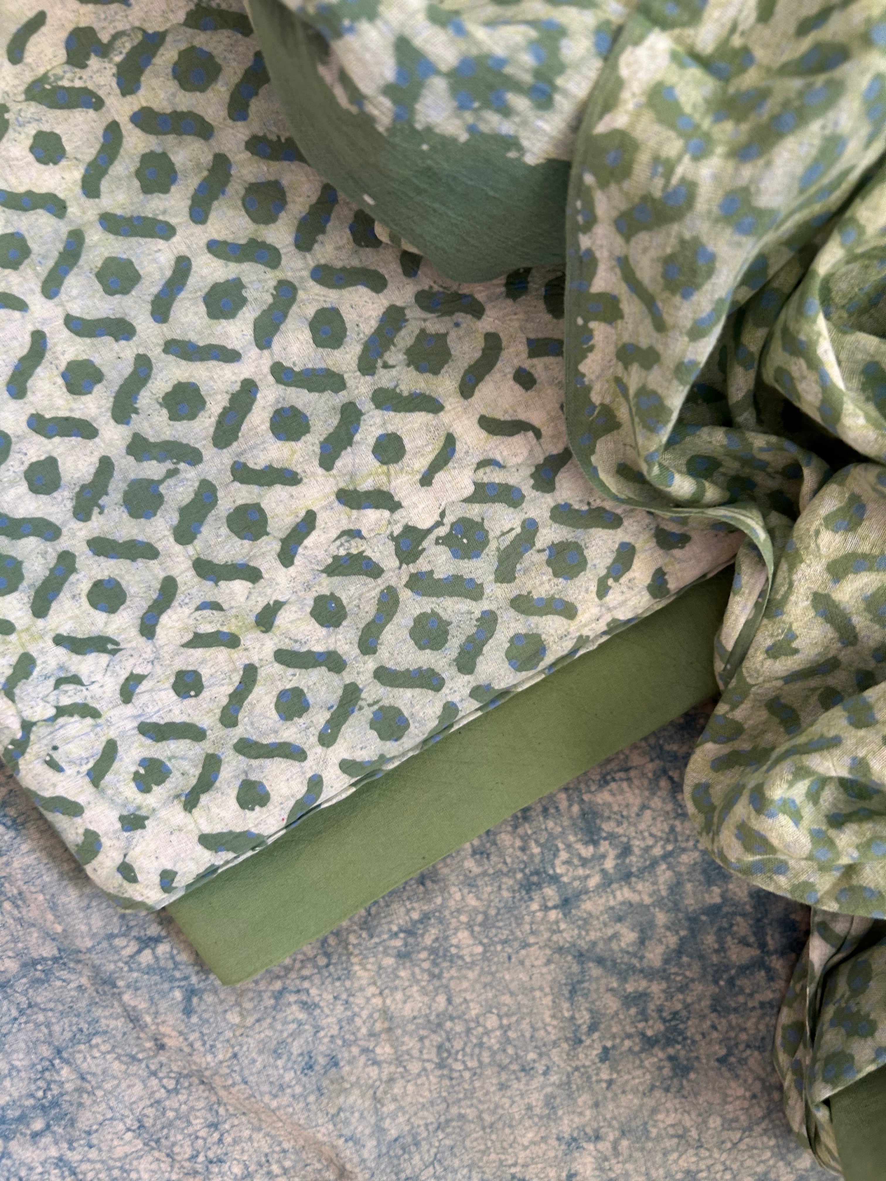 Handblock Batik Cotton Suit