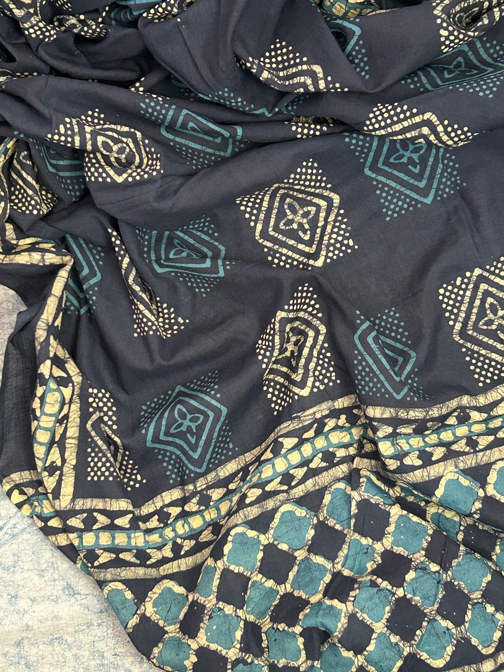 Handblock Batik Cotton Suit