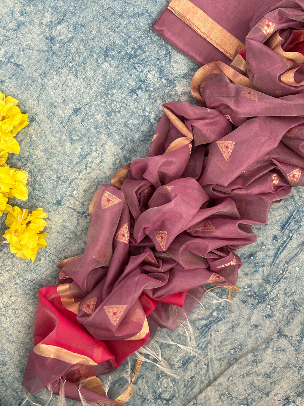 Handwoven Chanderi Kurta Dupatta Set