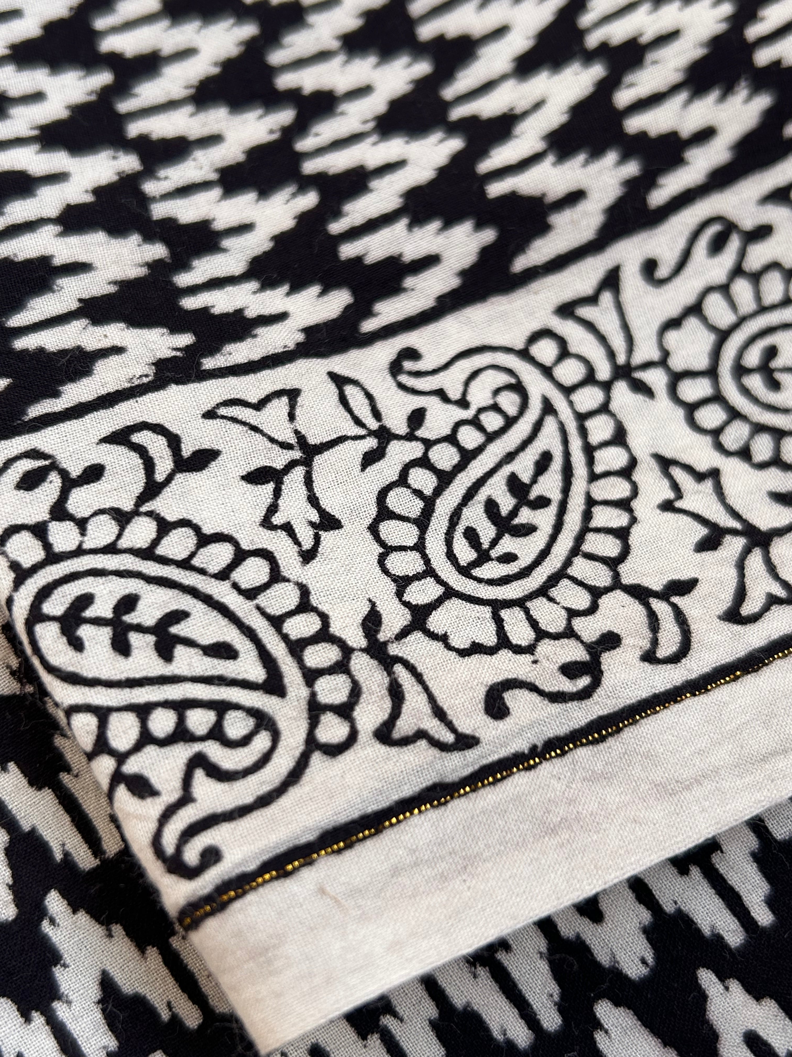 Natural Dyed Bagh Block Print Cotton Suit