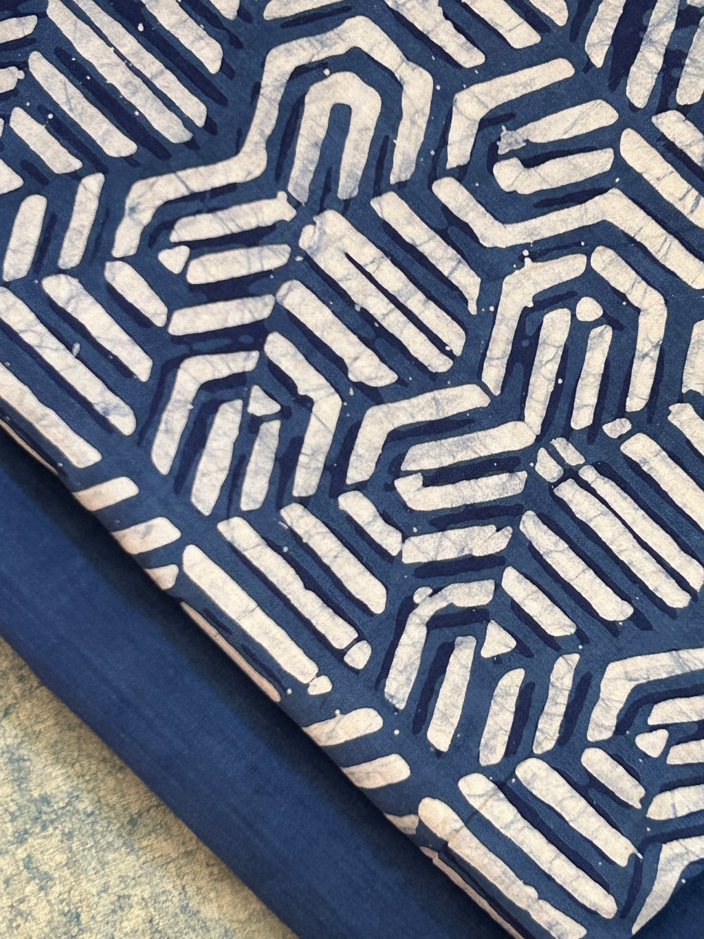 Handblock Batik Cotton Suit