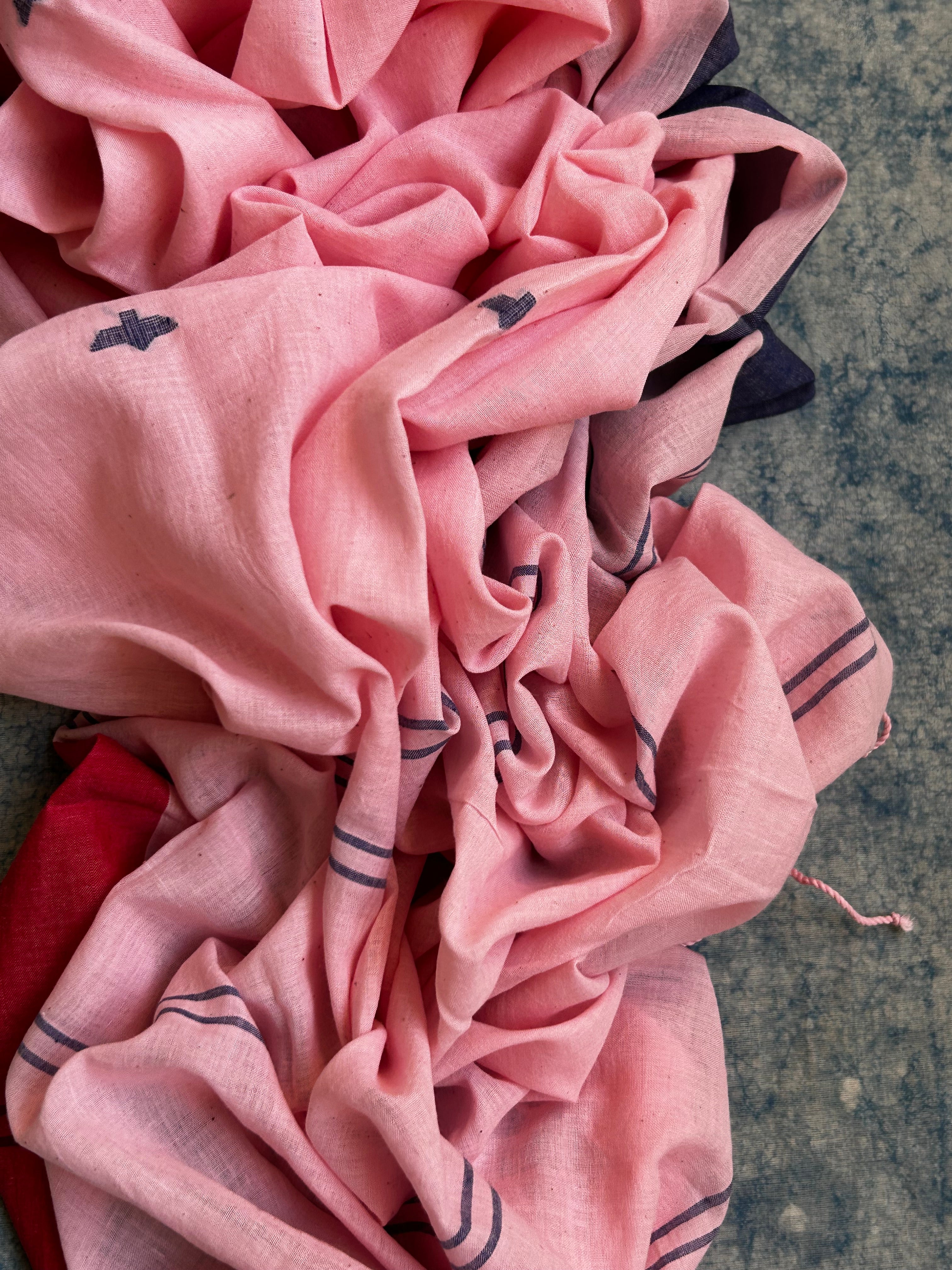 Begonia - Handwoven Bengal Jamdani Kurta Dupatta set