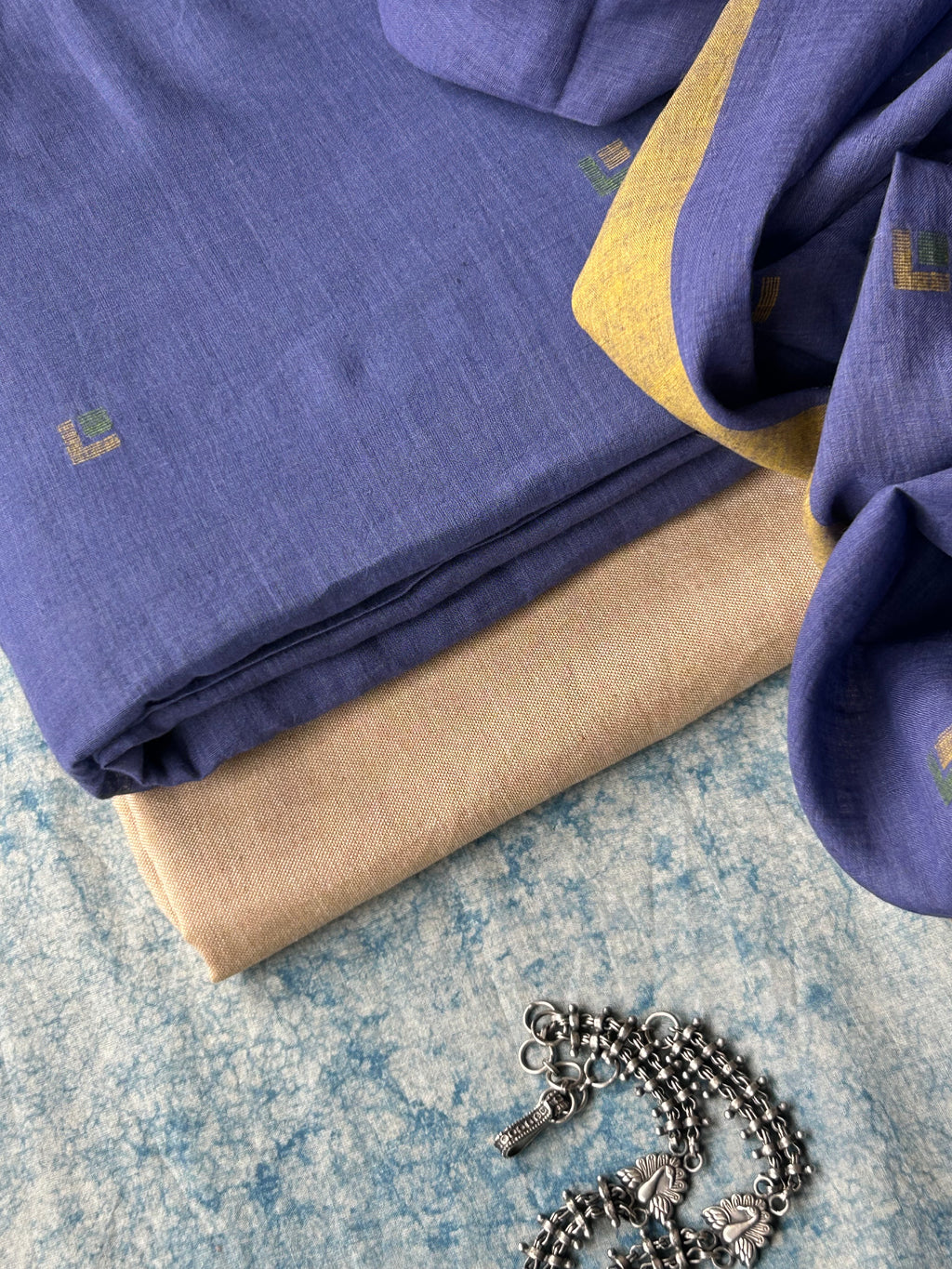 Mrida - Handwoven Bengal Jamdani Kurta Dupatta set
