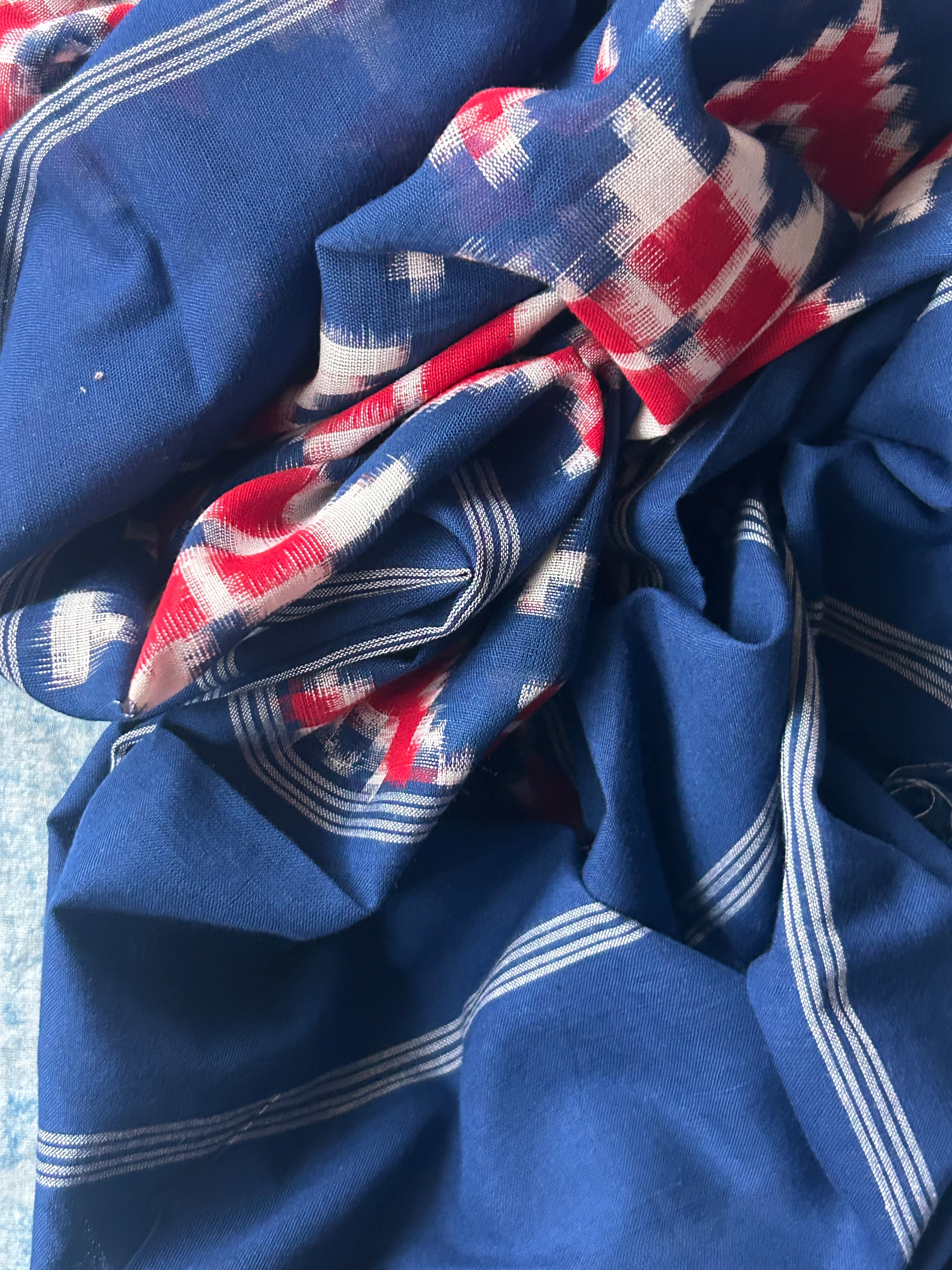 Handwoven Ikat Kurta Dupatta Set - Megh Malhaar
