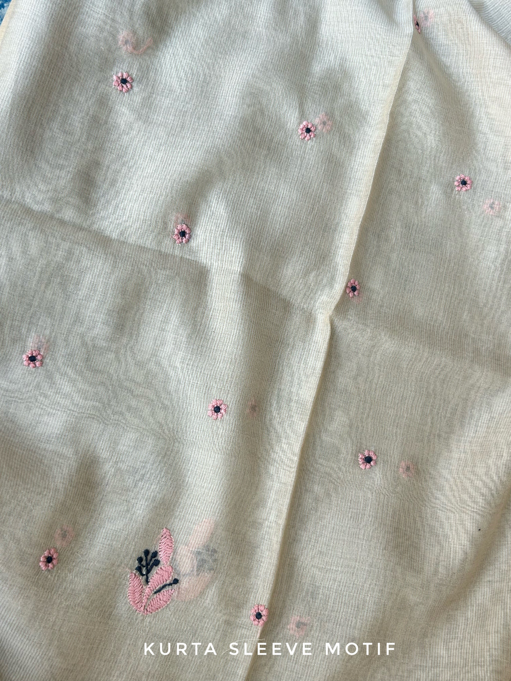 Handwoven Chikankari Work Maheshwari Set