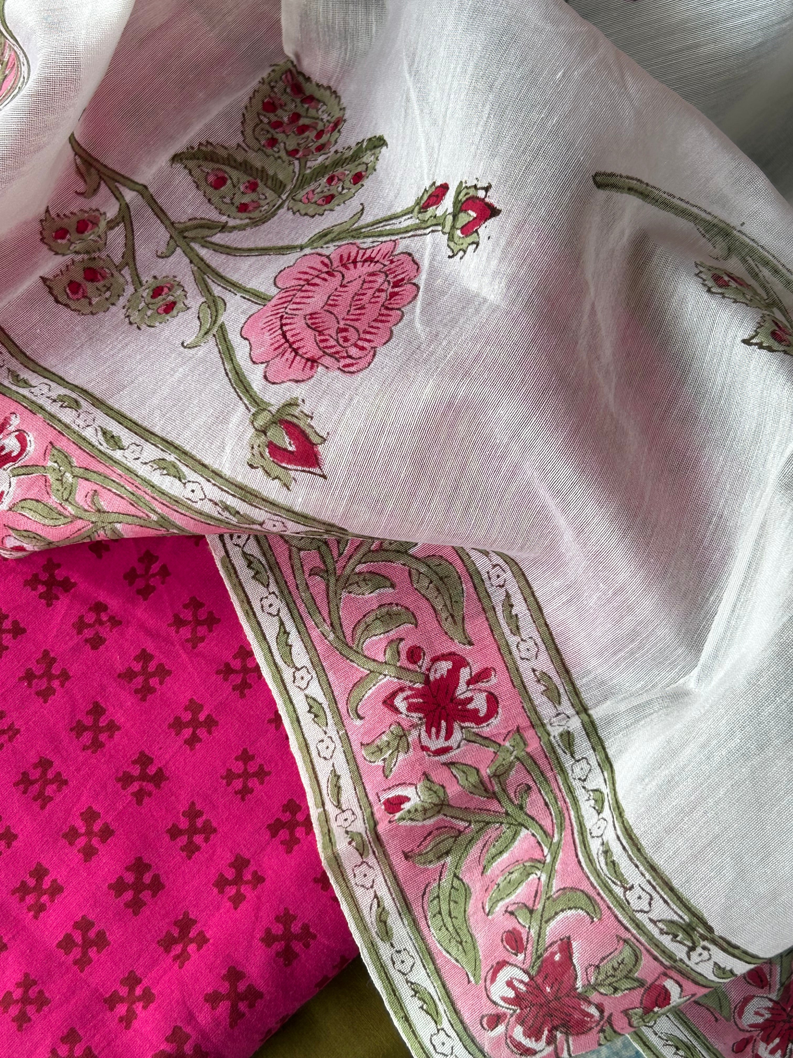 Gulaab - Handcrafted Cotton Suit Set