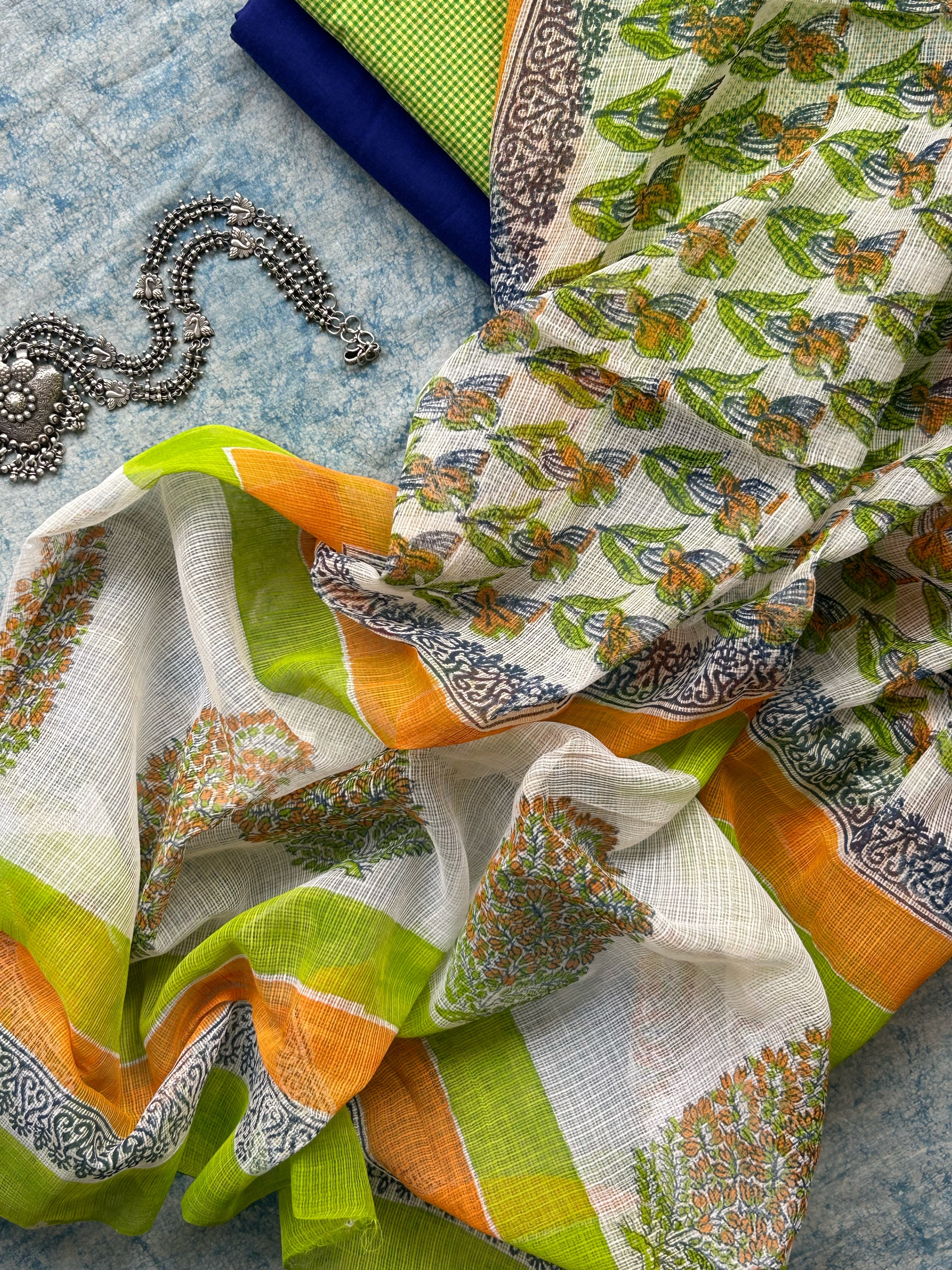 Rang - Handwoven Handblock Printed Set