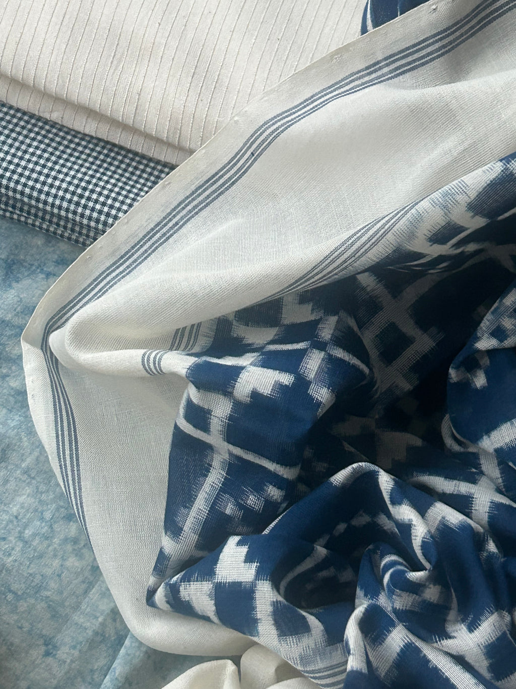 Nilima - Handwoven Ikath Kurta Dupatta Set