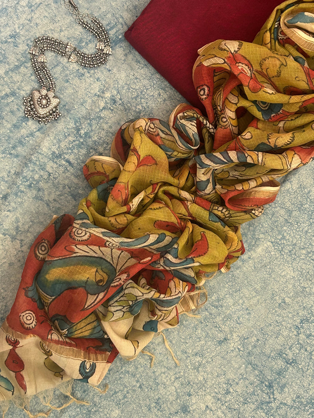 Handwoven Handcrafted Kalamkari Set