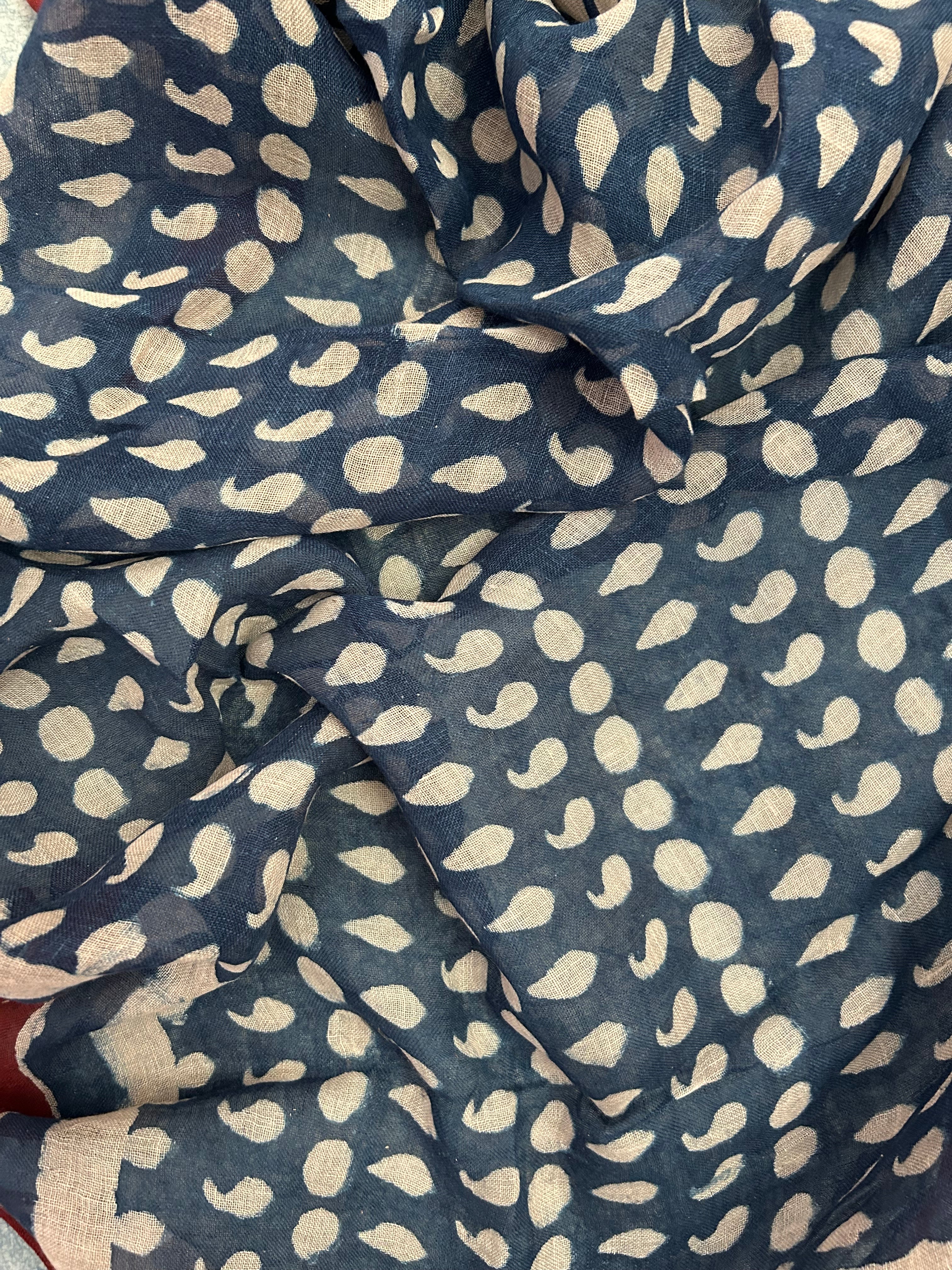 Handcrafted Linen Kurta Dupatta Set