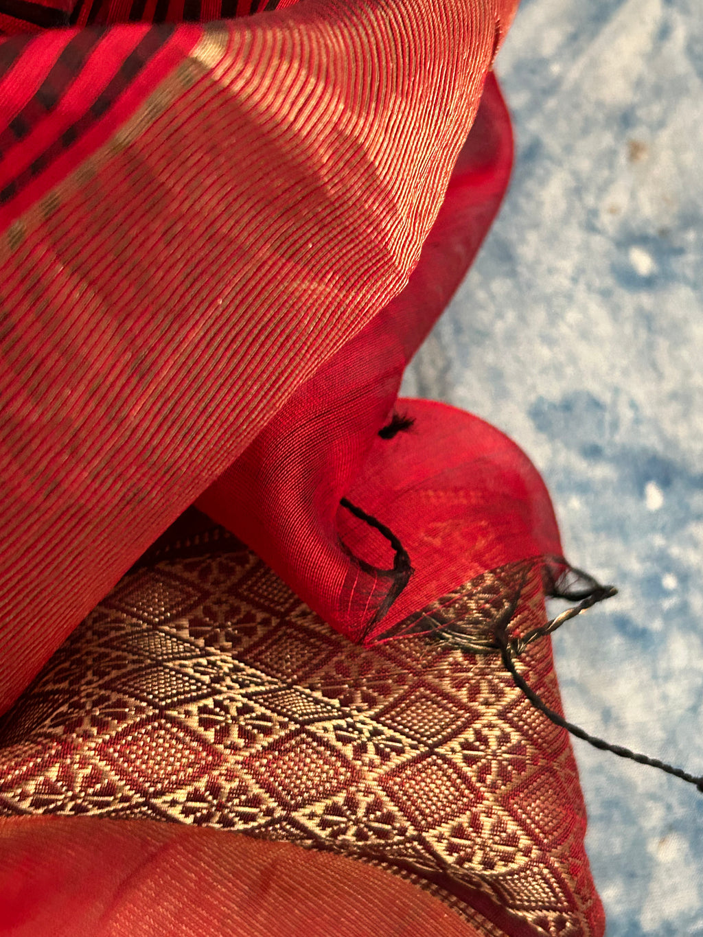 Handwoven Maheshwari Kurta Dupatta Set