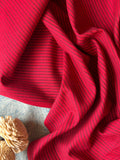 Handwoven 2.5m Fabric - Rose Red