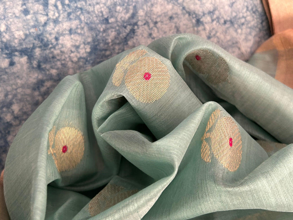 Handwoven Chanderi Kurta Dupatta Set
