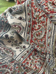 Handwoven Handcrafted Kalamkari Kurta Dupatta Set