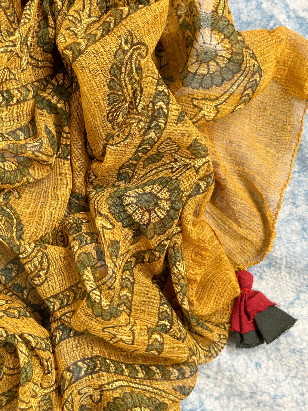 Natural Dyes Handcrafted Ajrakh Kota Suit