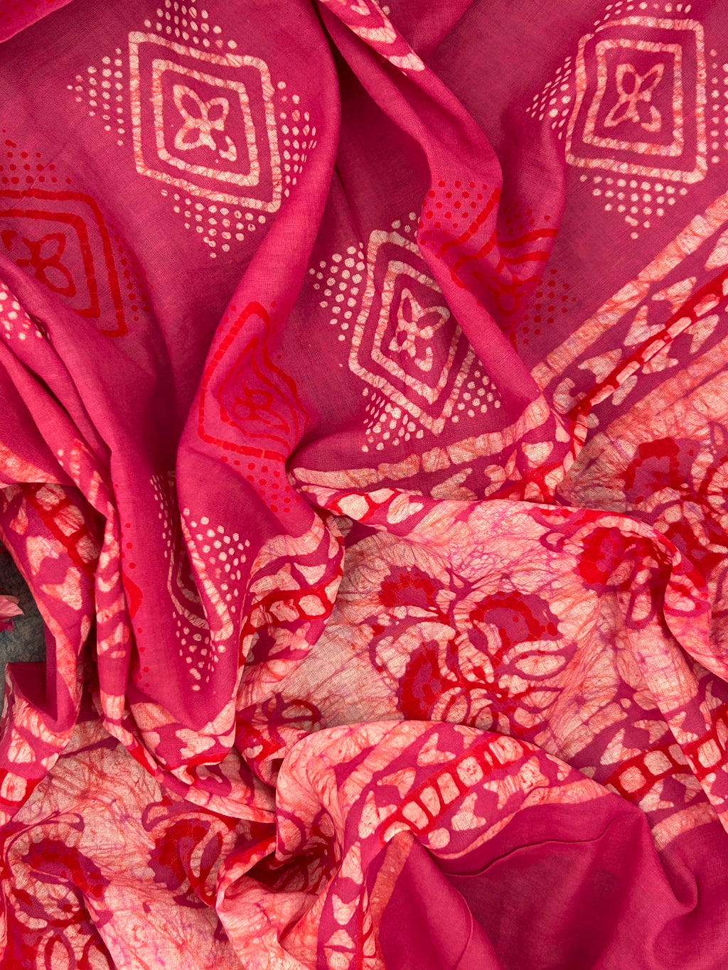 Handblock Batik Cotton Suit