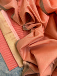Handwoven Maheshwari Kurta Dupatta Set - Blushing Peach