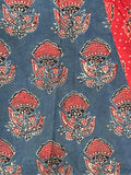 Natural Dyes Handblock Ajrakh Cotton Suit