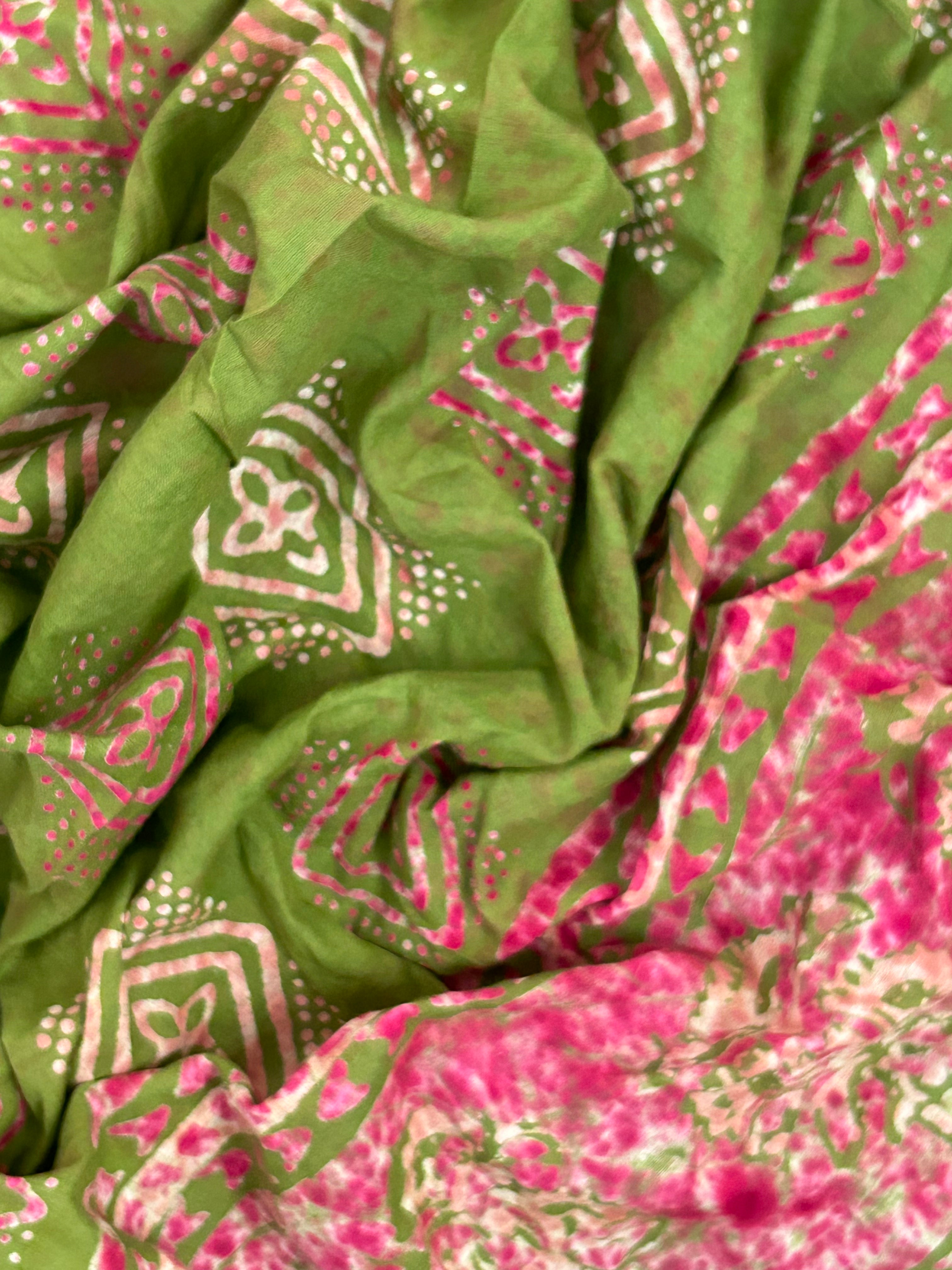 Handblock Batik Cotton Suit
