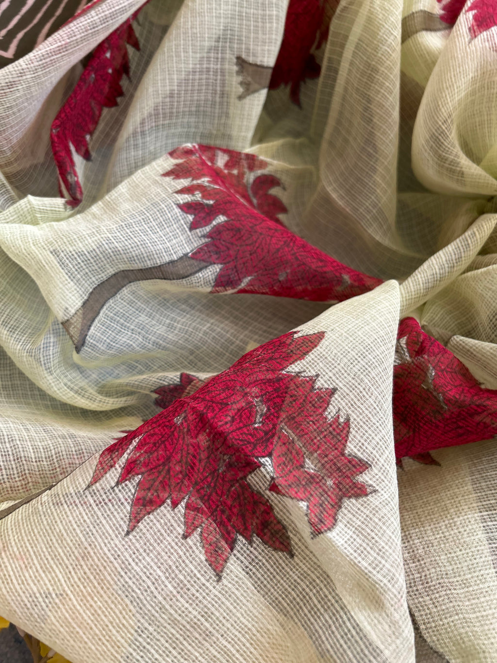 Handcrafted Cotton Kota Dupatta Suit