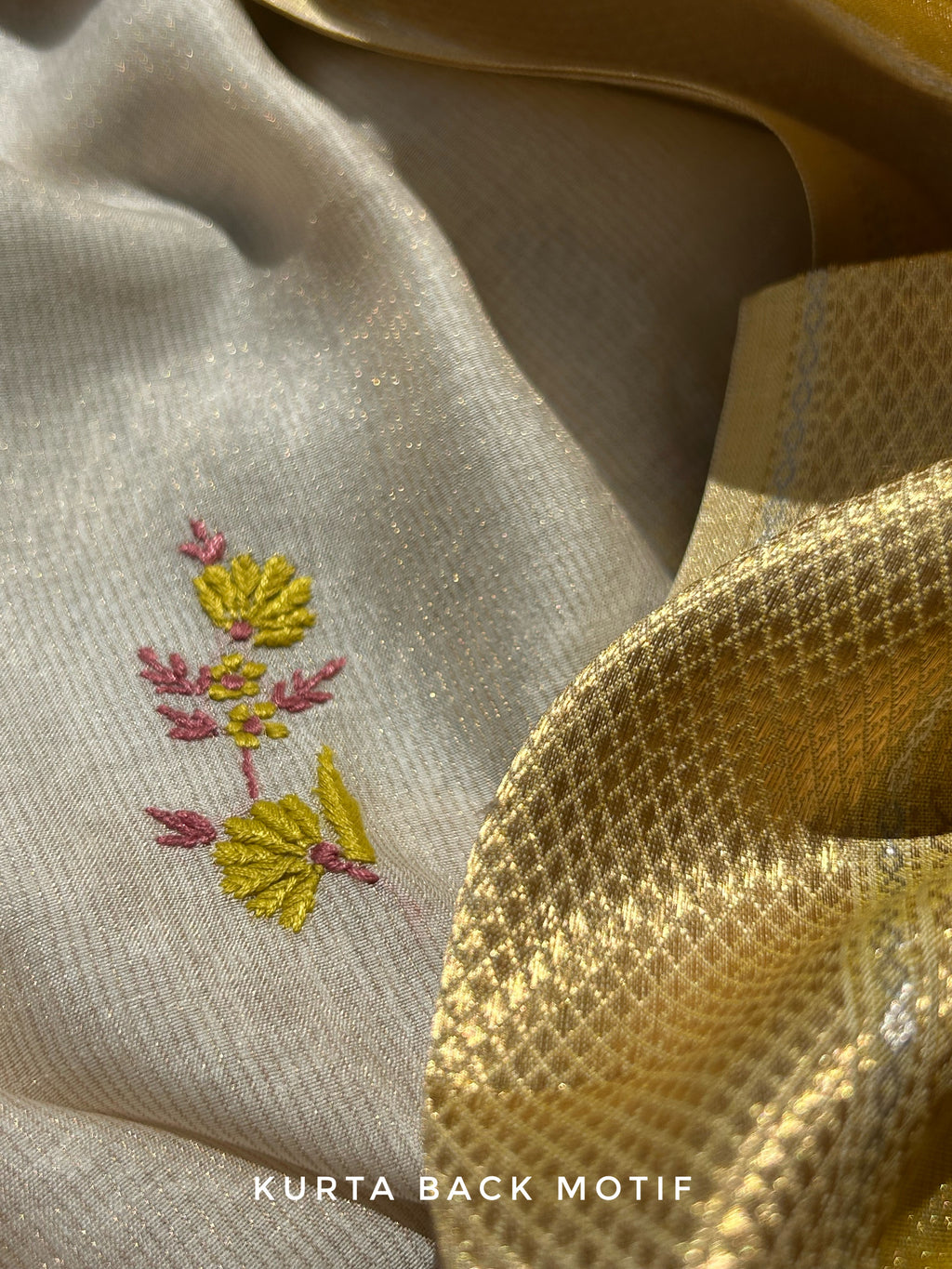 Handwoven Chikankari Work Maheshwari Set