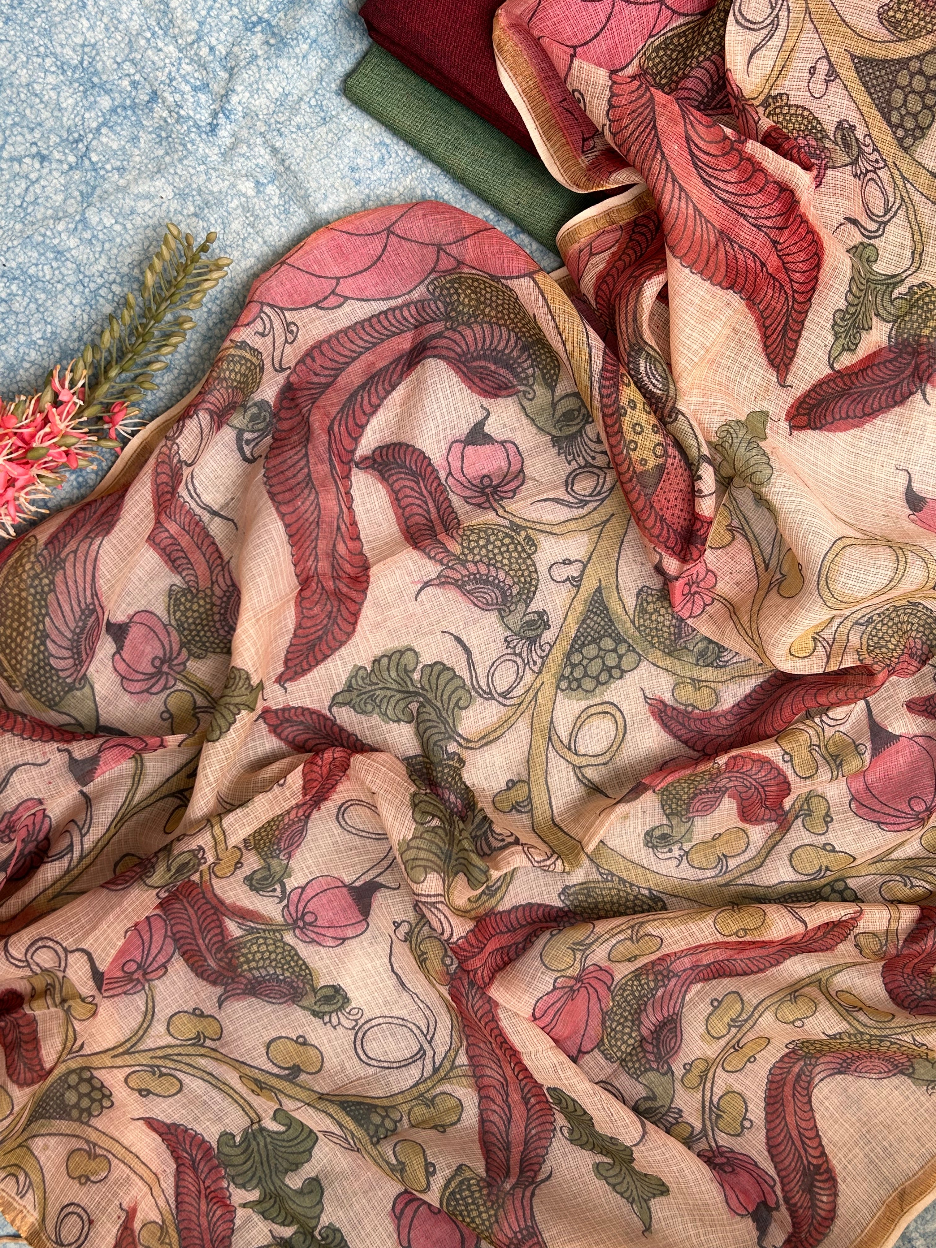 Handwoven Handcrafted Kalamkari Set