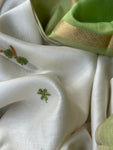 Handwoven Chikankari Work Maheshwari Set