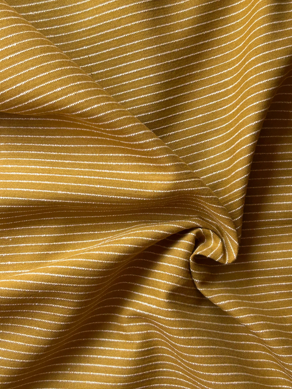 Handwoven 2.5m Fabric - Mustard