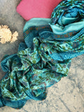 Handwoven Handblock Printed Set - Spring Story