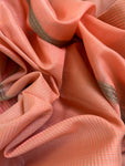Handwoven Maheshwari Kurta Dupatta Set - Blushing Peach