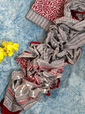Natural Dyed Bagh Block Print Cotton Suit