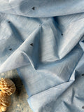 Aasmaani - Handspun and Handwoven Ponduru Cotton Fabric (960 INR/metre)